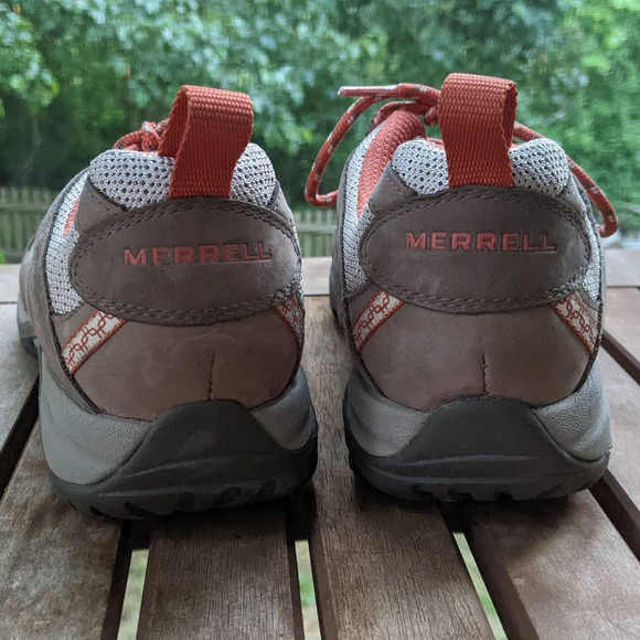Merrell Siren Sport Brown Orange Trail Hiking Shoes J16156 Women's Size 7 - Picture 7 of 10